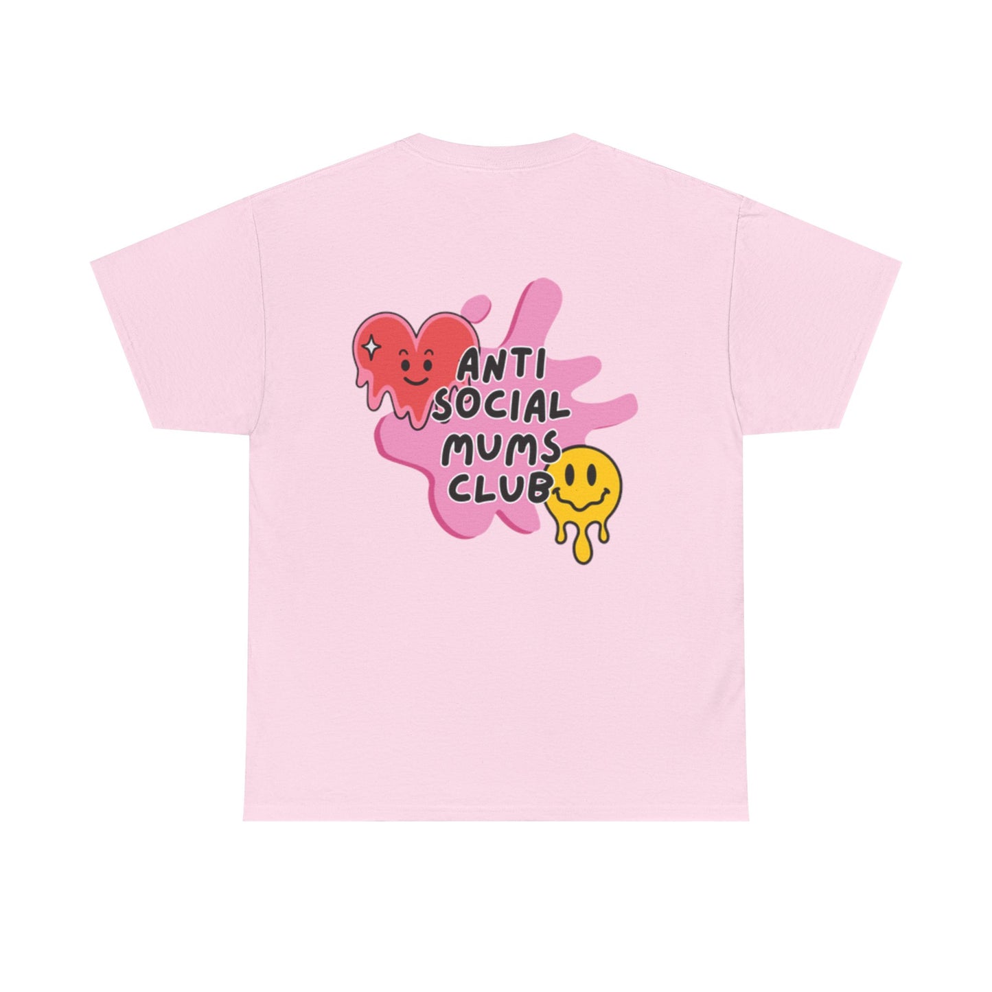 Anti social mums club graphic Tee