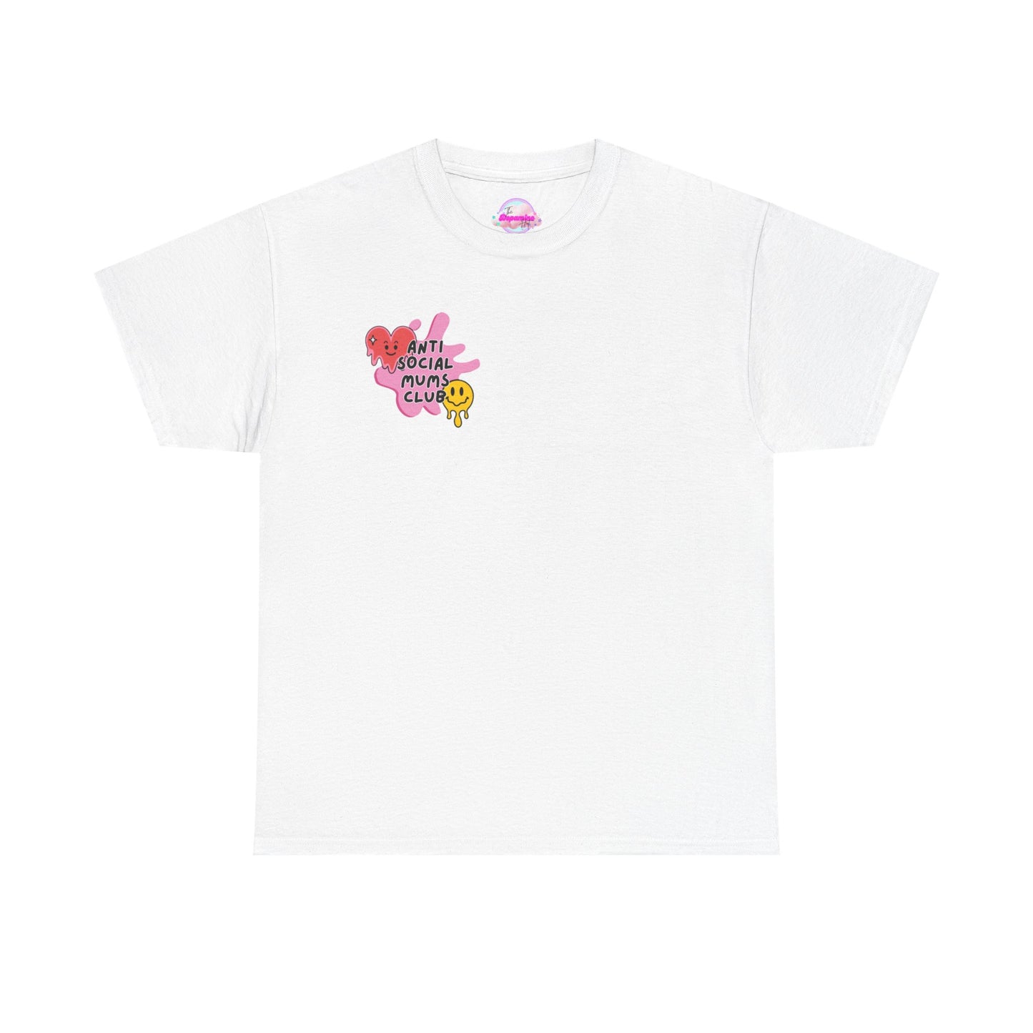 Anti social mums club graphic Tee