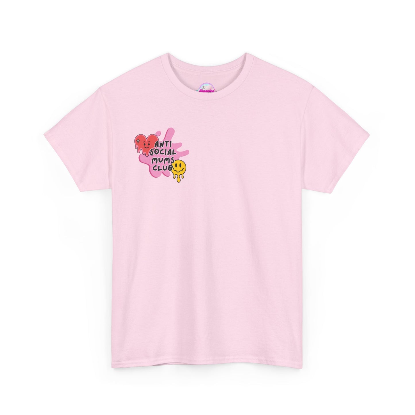 Anti social mums club graphic Tee