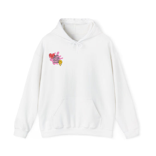 Anti Social Mums Club Hoodie - Cozy Unisex Sweatshirt with Fun Graphic Design