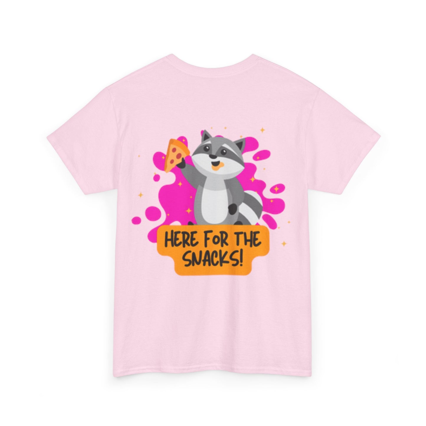 Here for the Snacks Tee - Unisex Heavy Cotton T-Shirt