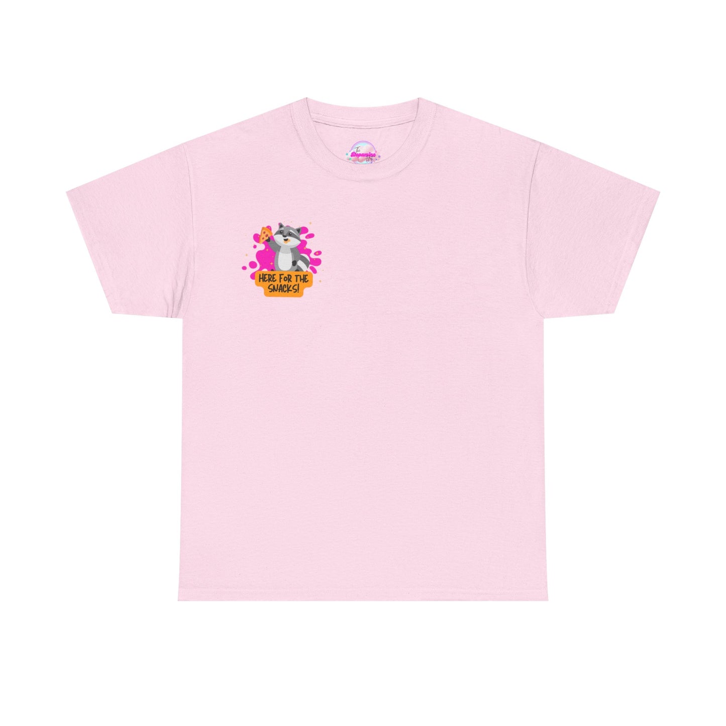 Here for the Snacks Tee - Unisex Heavy Cotton T-Shirt
