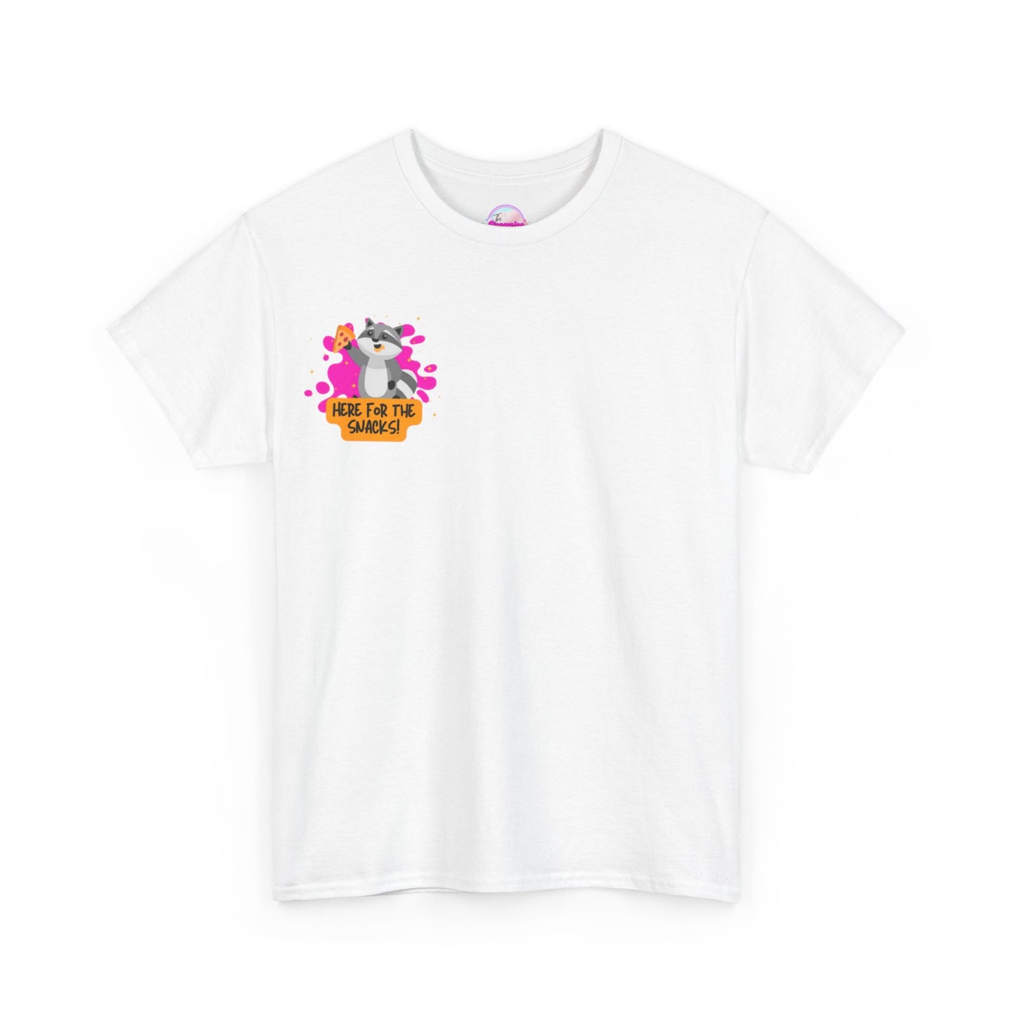 Here for the Snacks Tee - Unisex Heavy Cotton T-Shirt