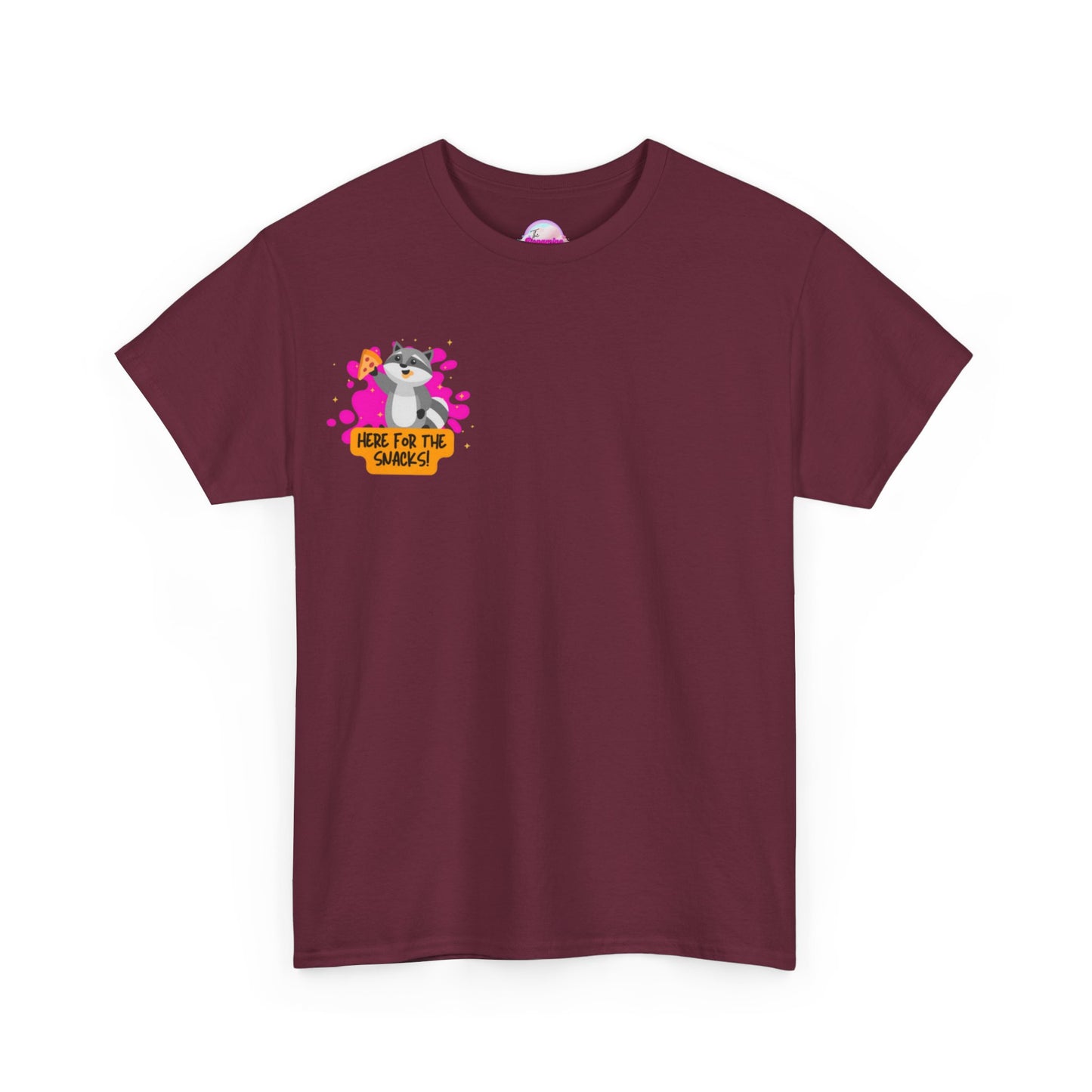 Here for the Snacks Tee - Unisex Heavy Cotton T-Shirt