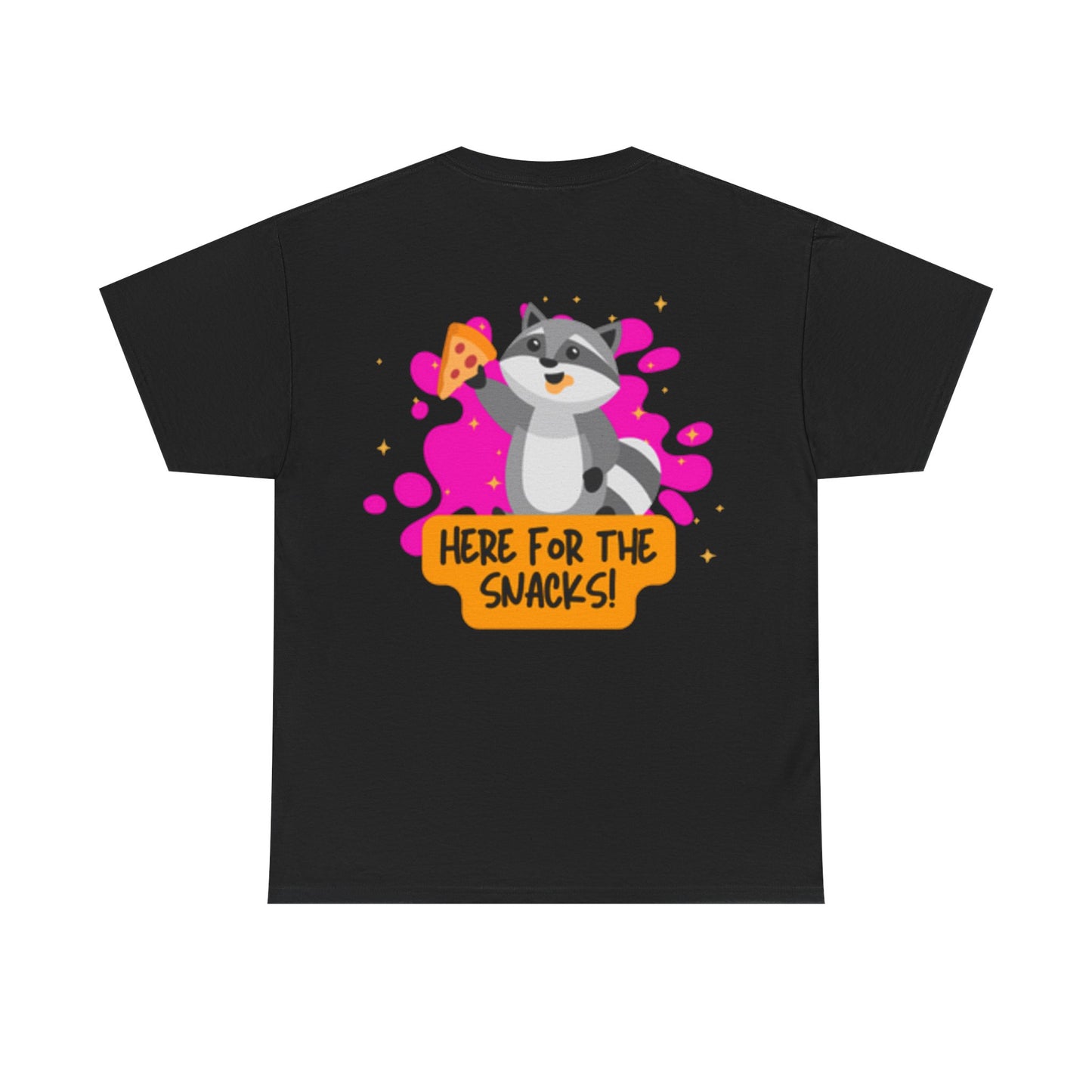 Here for the Snacks Tee - Unisex Heavy Cotton T-Shirt