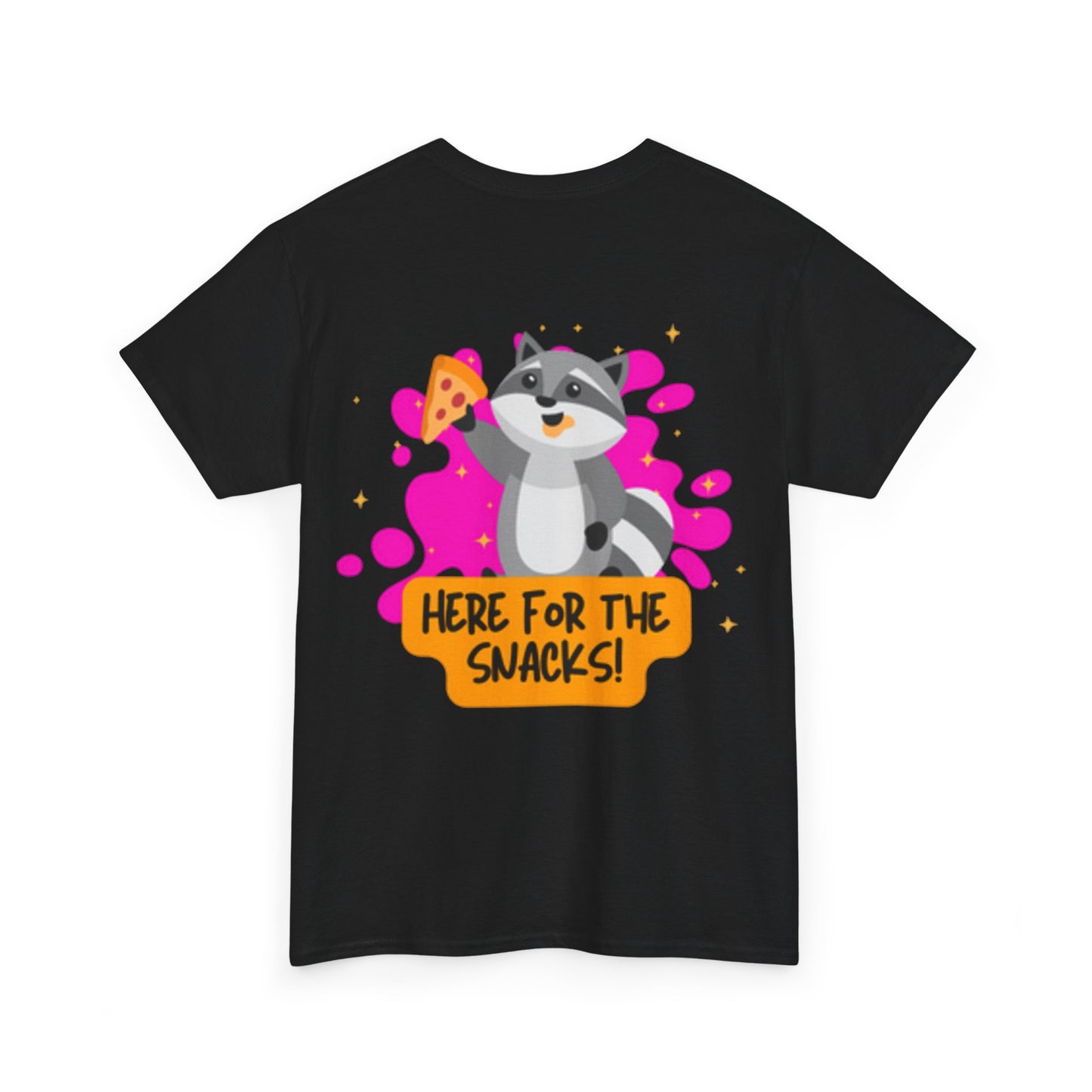 Here for the Snacks Tee - Unisex Heavy Cotton T-Shirt