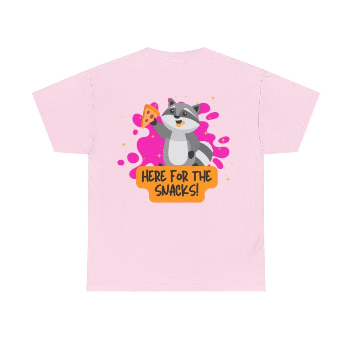 Here for the Snacks Tee - Unisex Heavy Cotton T-Shirt