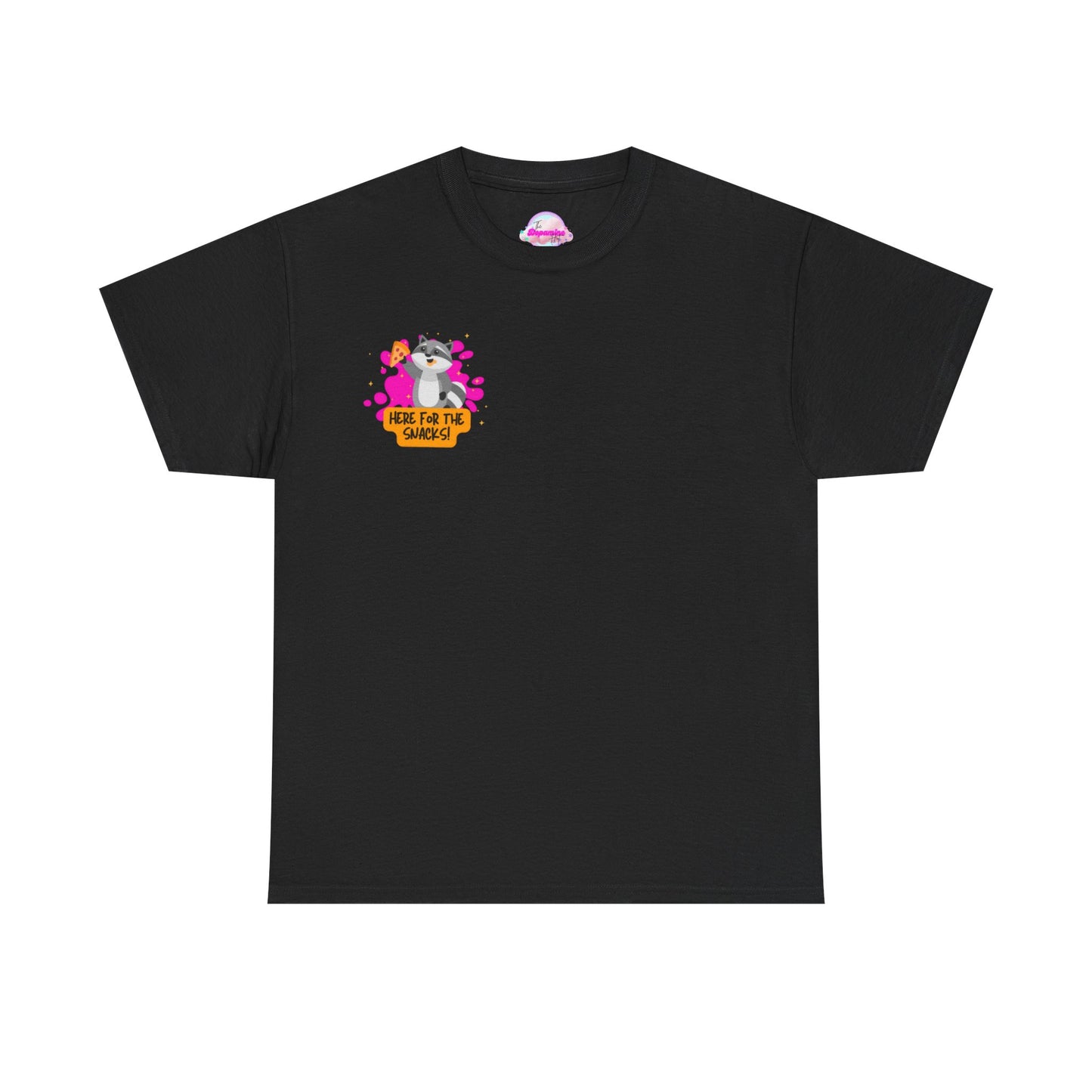 Here for the Snacks Tee - Unisex Heavy Cotton T-Shirt