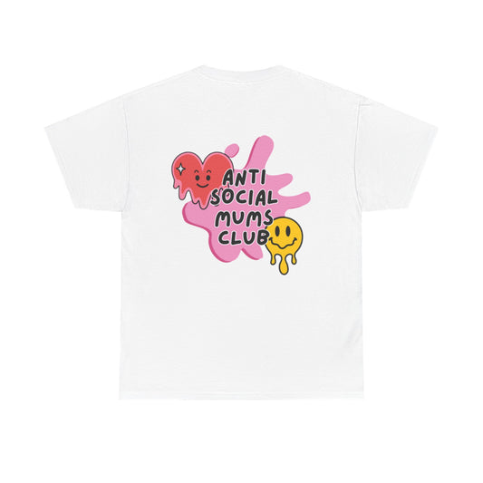 Anti social mums club graphic Tee