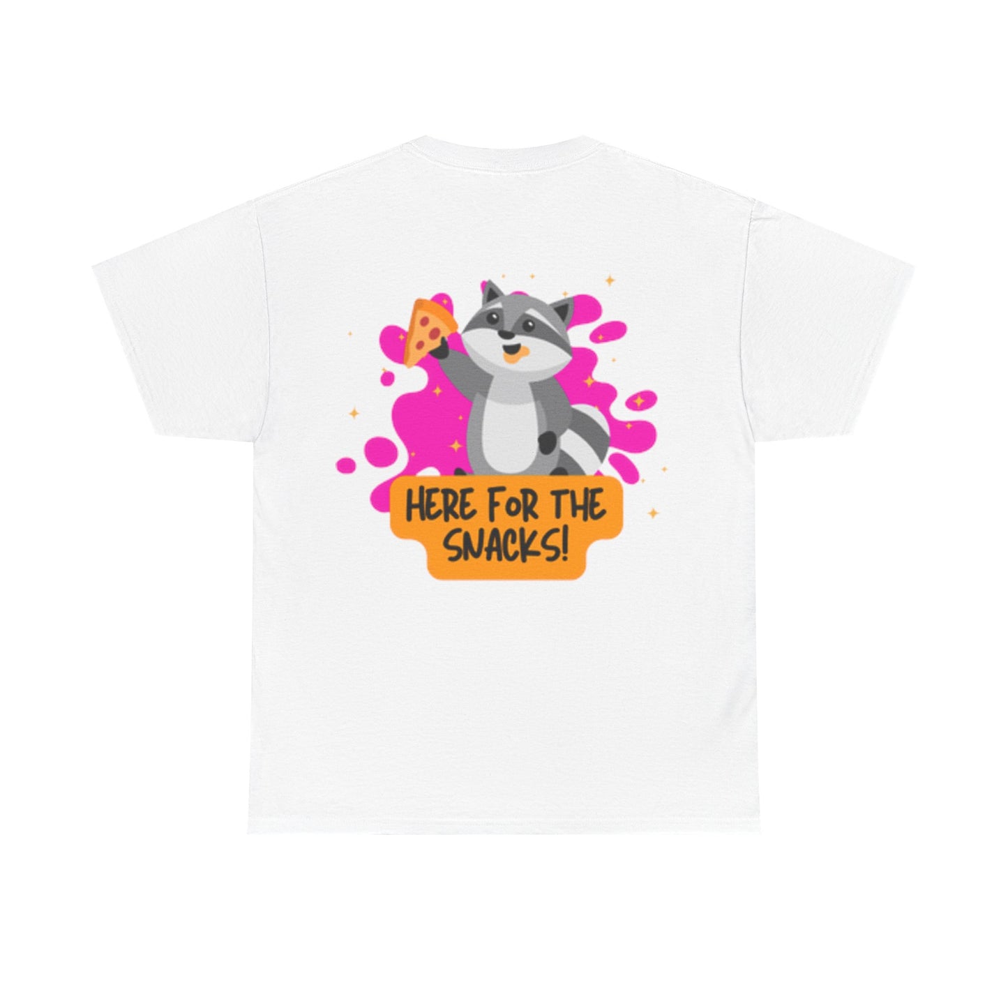 Here for the Snacks Tee - Unisex Heavy Cotton T-Shirt