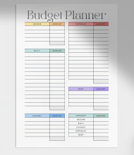 Monthly Budget Planner